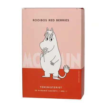 Teministeriet - Mumin Rooibos Röda Bär - Te 20 Pyramider