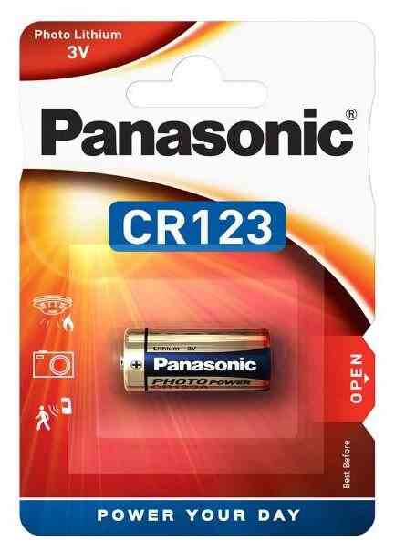 CR123 A, 3V, 1400mAh
