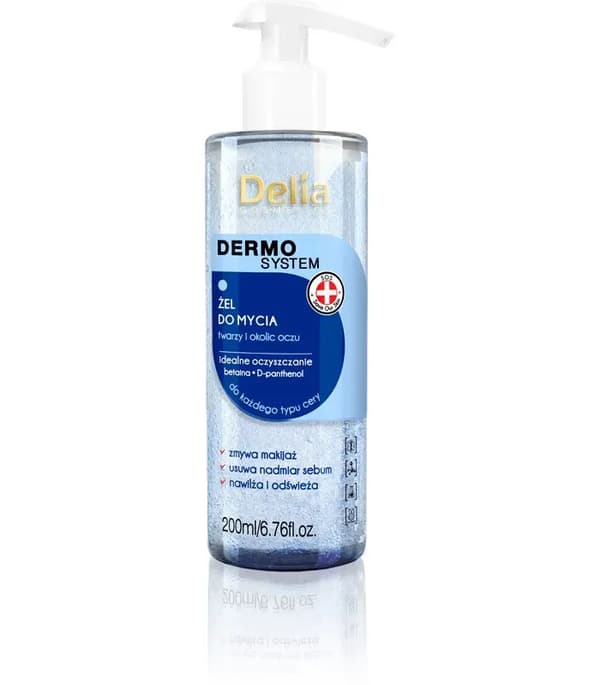 Delia Dermo System Fjernelsesgel til Ansigtsvask 200ml