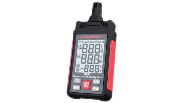 Lämpötila- ja kosteusmittari Habotest HT607