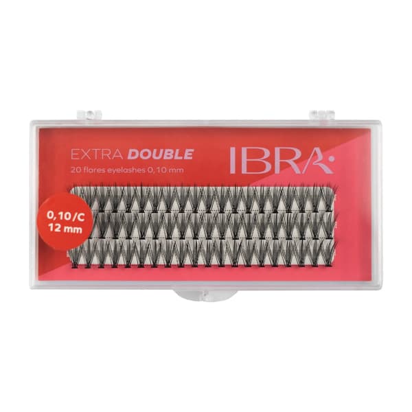 Ibra Ibra_Keps kunstige vipper Extra Double C 0,10-12mm
