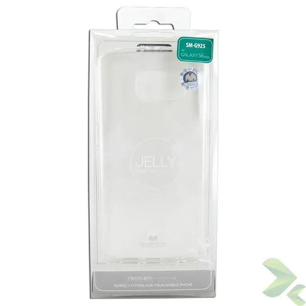 Mercury Transparent Jelly - Cover til Samsung Galaxy S6 Edge (transparent)
