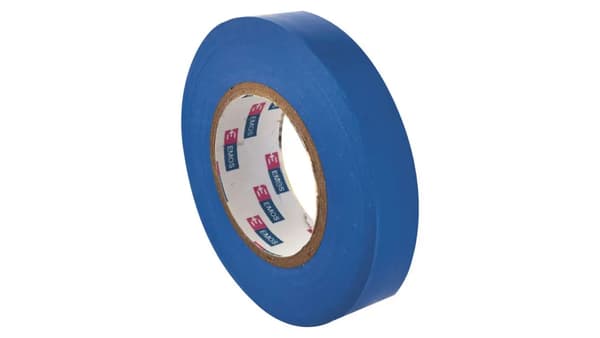 PVC isoleringstape 15mm/10m blå F61514