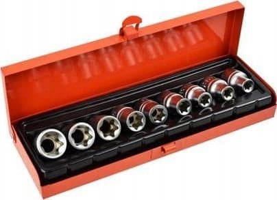 9el.kpl.nasadek torx E10-24,1/2\"GEKO, etui (20)