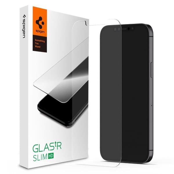 HÆRDET GLAS Spigen GLAS.TR SLIM IPHONE 12/12 PRO