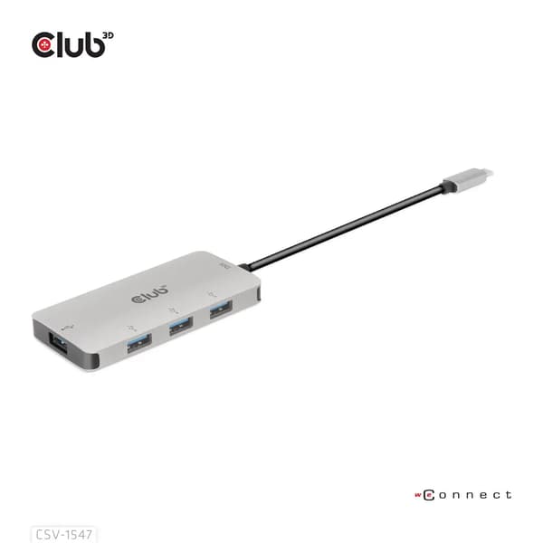 USB Club 3D HUB 4x USB-A 3.2 Gen2 (CSV-1547)