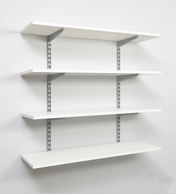 VÄGGLIST DUBBEL KONSOL PLATINA 50CM