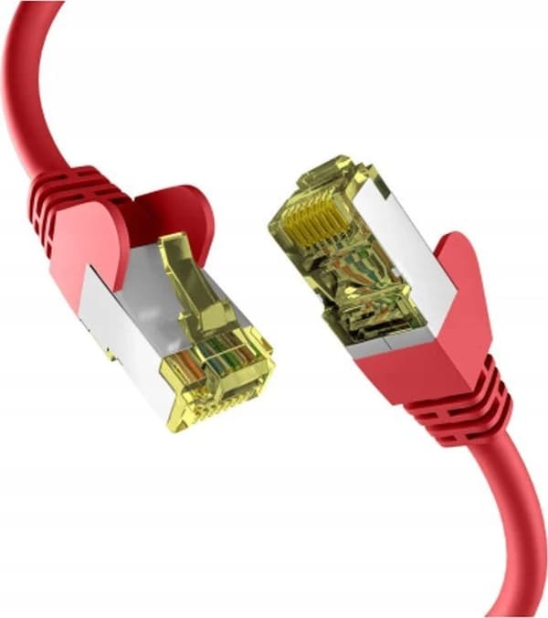 EFB Cat6a RØD 10m S/FTP patchkabel PIMF