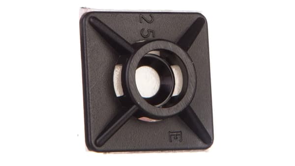 Selvklæbende base 3,6mm 19x19mm selvklæbende sort BMN0901E /100stk. /