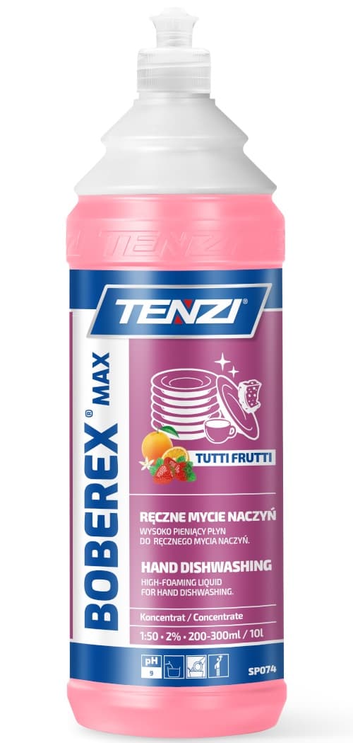 HANDDISKMEDEL BOBEREX MAX TUTTI FRUTTI 1L