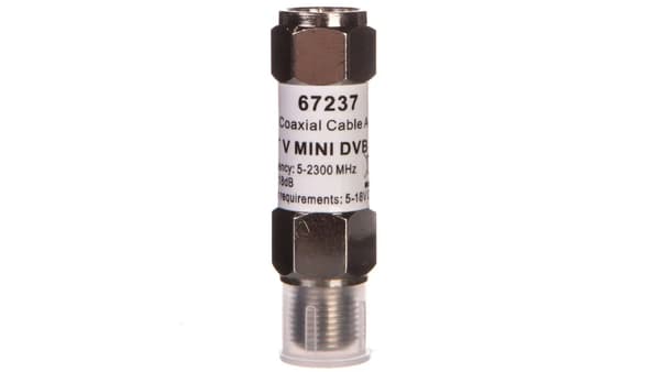 Mini signalforstærker DVB-T/SAT 18dB /til koaksialkabel/ F - F 67237