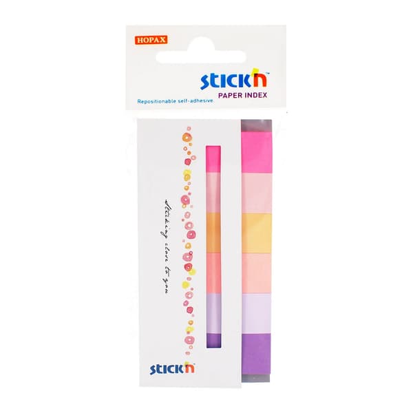 Papirindeksindsatser blanding 6 farver neon Spring