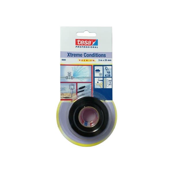 Tesa Silikontape 3m x 25mm Prem. Prof.Xtr.Cond.sort 04600