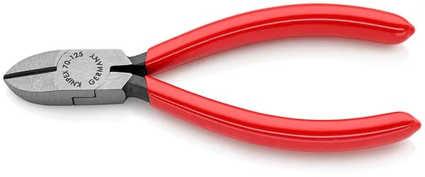 Plastik sidetang, fosfateret, sort 180 mm KNIPEX 70 01 18