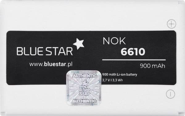 BLUE STAR batteri til NOKIA 6610 / 3200 / 7250 900 mAh