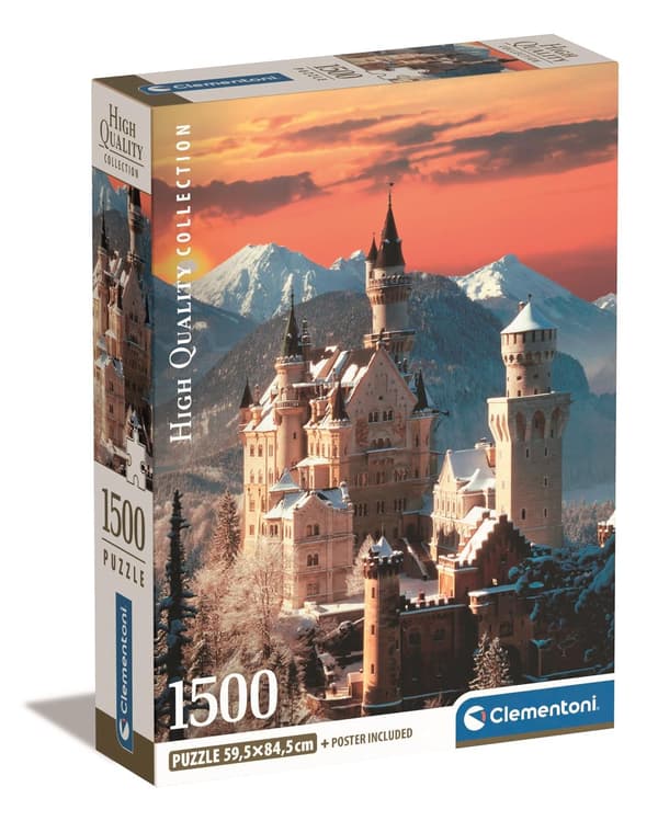 Puslespil 1500 Kompakt Neuschwanstein