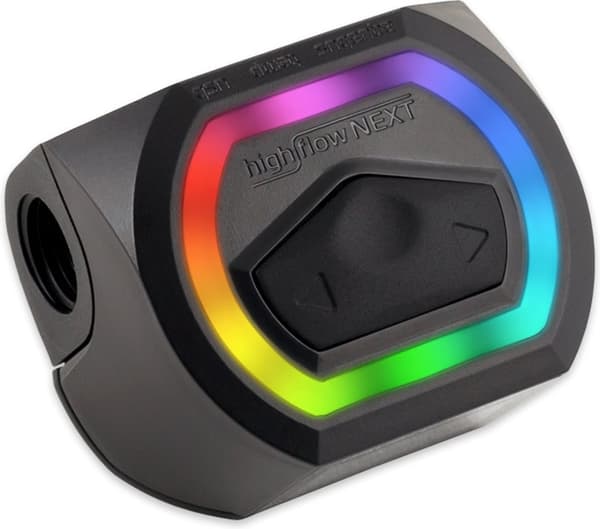 Aqua Computer High Flow Sensor NEXT, OLED, 2x G1/4, RGBPx - Sort