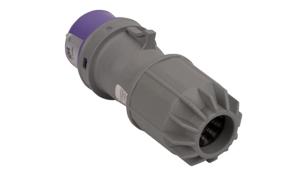Bärbar stickpropp 16A 2P 24V lila IP44 TWIST 062v