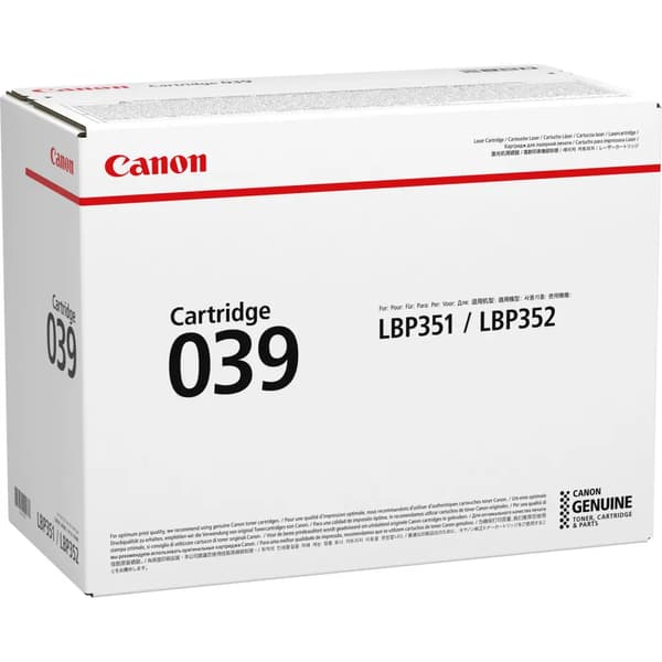 Canon 039 - sort - original - tonerpatron