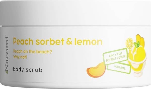Nacomi_Body Scrub Kroppsskrubb Persika & Citronsorbet 100ml