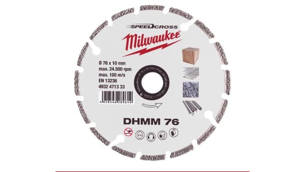 Diamantklinga tnaca DHMM 76x10mm Universal Multi Material MILWAUKEE