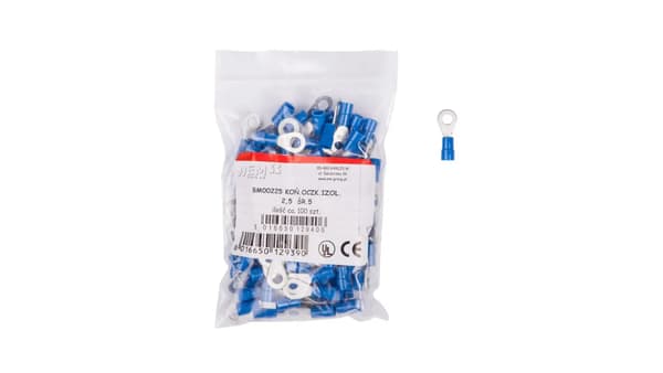 Isoleret endehylster 1,5-2,5mm2/m5 EM00225 (100 stk.)