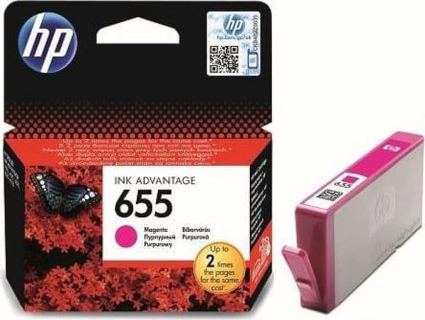 Bläckpatron HP 655 Magenta CZ111AE