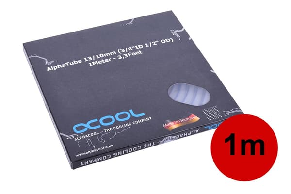 Alphacool Slang AlphaTube HF, 13/10mm, 1m, transparent (18528)