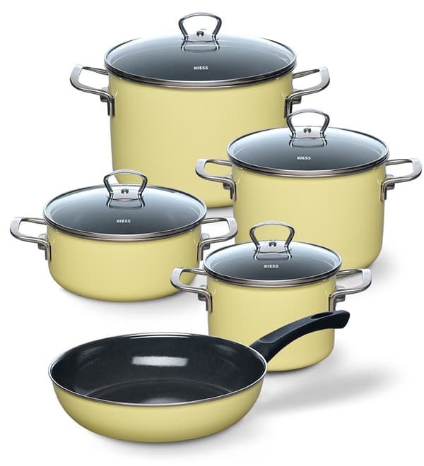 Riess- Kattilasetti 5 kpl. Lemon