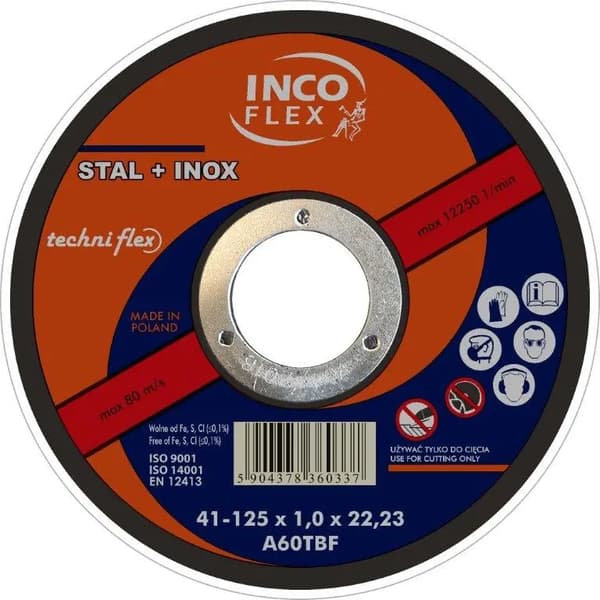 SHIELD FLEX 41 230x1,9x22.2 A 36 T STANDARD INCO-VERITAS