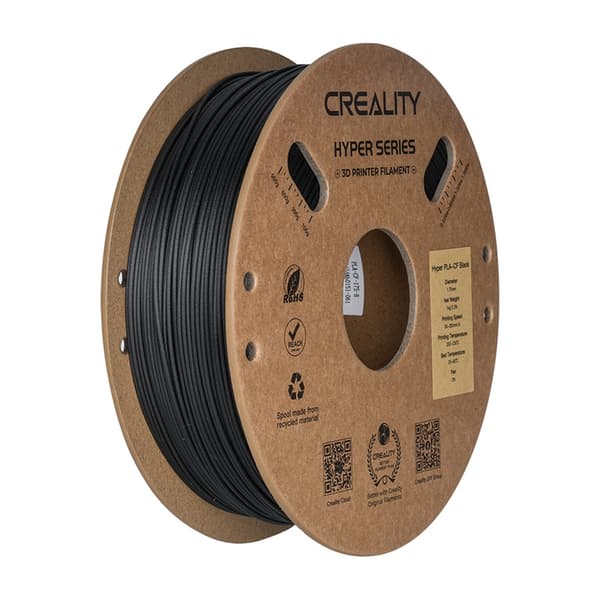 Creality Creality Filamentti Hyper PLA-CF, 1kg, 1.75mm, Musta (3301060015)