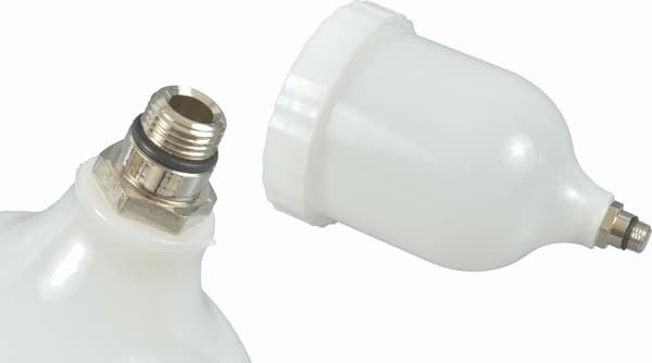 Plasttank til pist. lak. 600cc, udvendigt gevind (60)