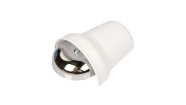 Zamel Traditionell Klocka 230V 90dB vit - DNS-206-BIA