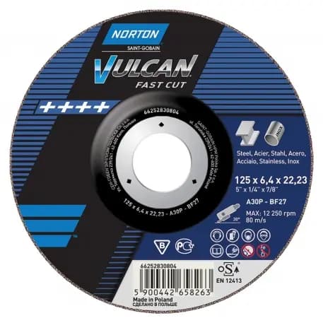 SHIELD FLEX 27 230x6.4x22.2 A 30 S VULCAN NORTON