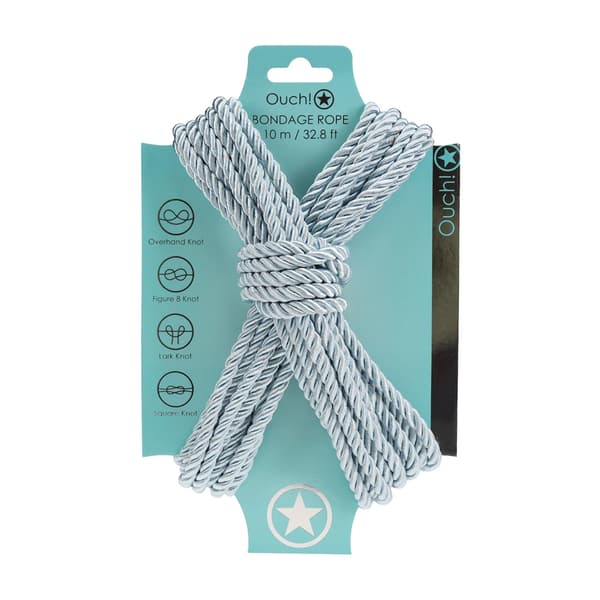 LoversPremium Polyester Bondage Rep 10m Pudderblå - Myk Slitesterk Design