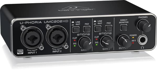 Behringer UMC202HD - USB Audio Interface
