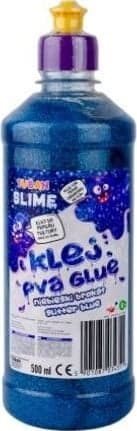 Glitteriliima sininen PVA 500ml TUBAN
