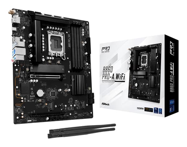 ASRock B860 Pro-A WiFi - moderkort - ATX - LGA1851 Socket - B860