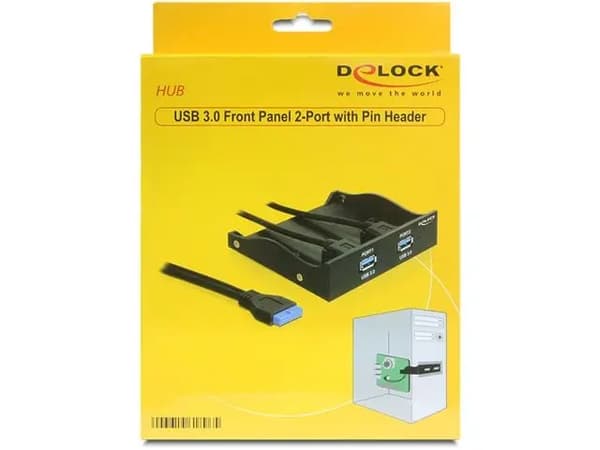 Delock Frontpanel 2x USB 3.0 (3.5\"/5.25\")