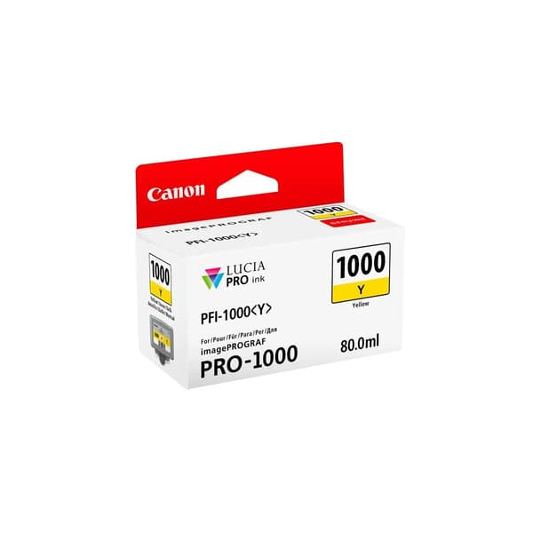 Canon blækbeholder PFI-1000 Y - Gul