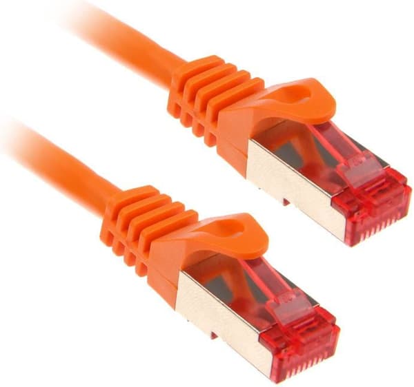 InLine Cat.6 patchkabel, S/FTP (PiMF), 250 MHz, orange - 2m