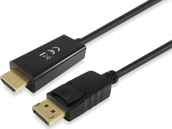 Cable Equip DisplayPort - HDMI 2m sort (119390)