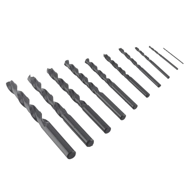 10 stk. metalborsæt HSS-R DIN338