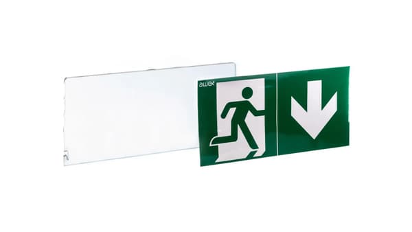 AWEX Plexa EXIT S + monteringsfästen + PU34/47 ETS/PLX/PU34/47 - ETS/PLX/PU34/47