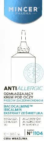 Mincer Pharma Anti-allergisk ögonföryngrande kräm för känslig hud 15ml
