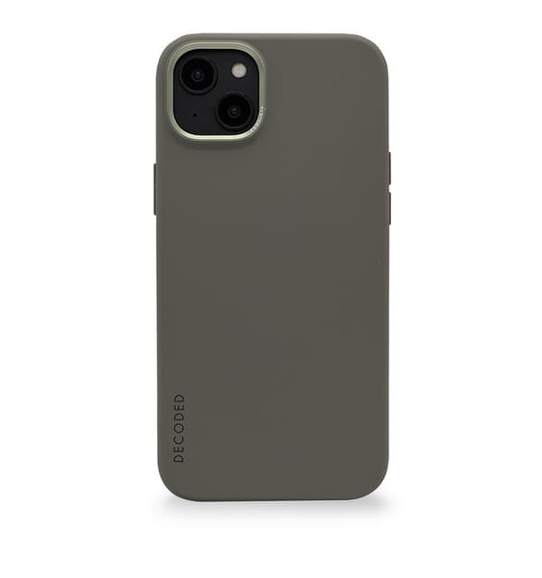 Decoded Antimikrobiellt Silikonbakstycke iPhone 14 Plus Oliv