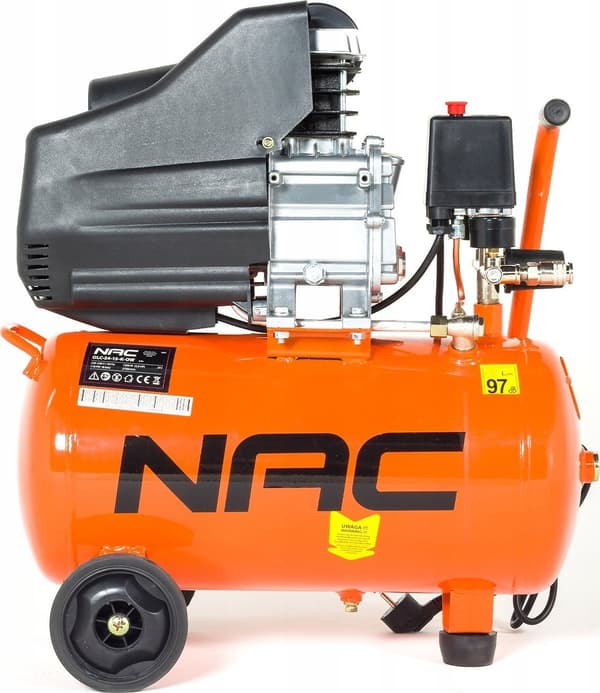NAC OLIEKOMPRESSOR 24L 1,5KW 8 BAR