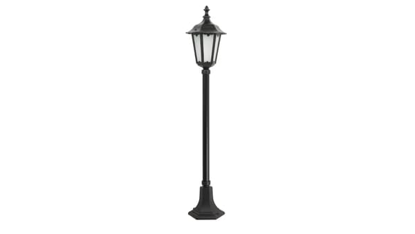 Ulkoseinävalaisin, jalusta Retro Midi K 5002/2/M, E27 max 60W musta 0438621