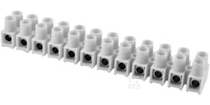 Simet LTA 12-16 12-spårig 16mm2 kopplingsplint vit (22612216)