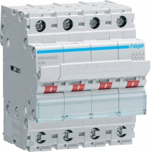 4P 63A 400VAC QuickBar Modulær Isoleringsfordeler SBN464QC
